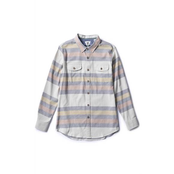 VISSLA Other - NEW VISSLA men's central coast flannel shirt in bone